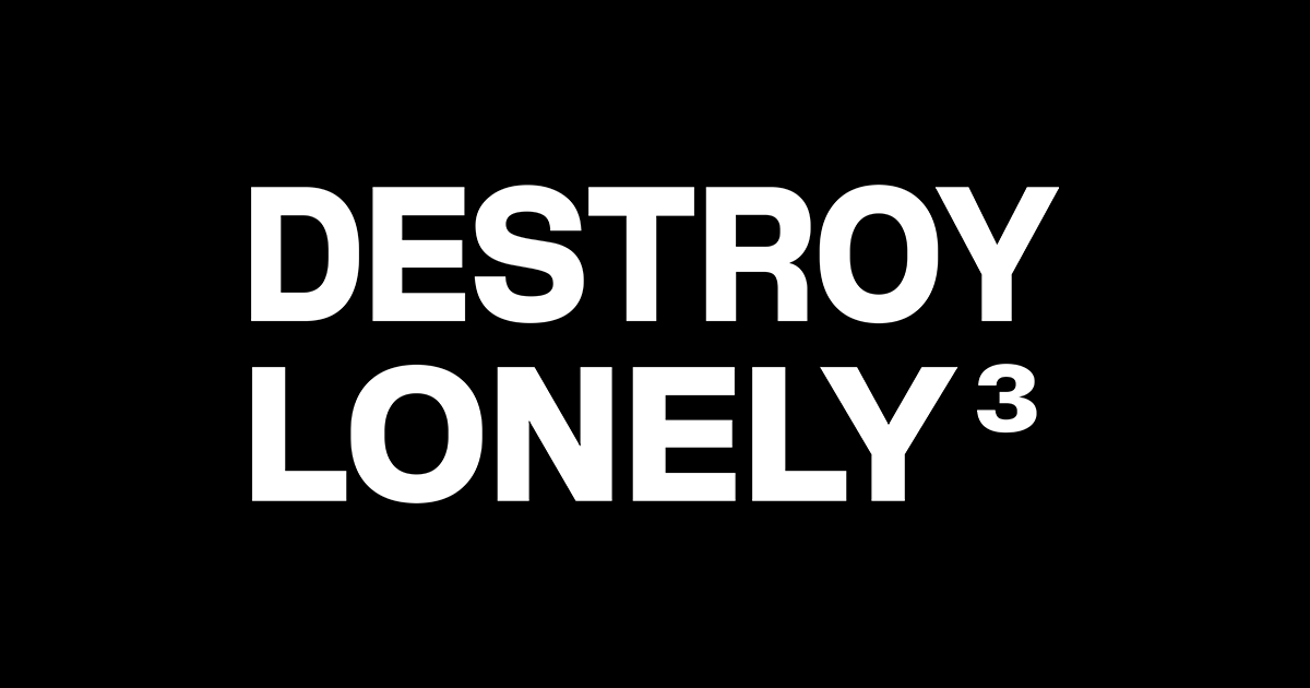 Destroy Lonely公式T L 黒 OPIUM限定ツアーT / 2025 PLAYBOI CARTI • KEN CARSON • APOLLO RED • DESTROY LONELY